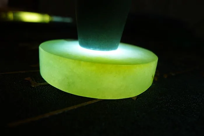 Natural Jade Rough Jadeite Raw (54g,4.5X4.5X0.95cm)