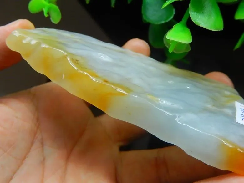 Natural Jade Rough Jadeite Raw (66g, 98X43X8.9mm)