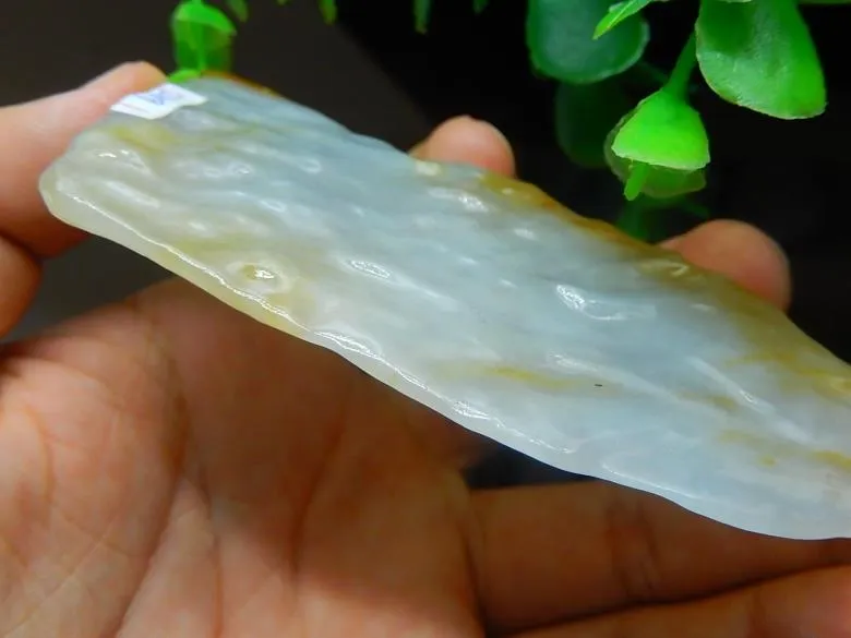 Natural Jade Rough Jadeite Raw (66g, 98X43X8.9mm)