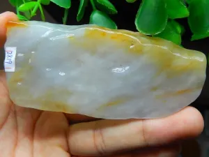 Natural Jade Rough Jadeite Raw (66g, 98X43X8.9mm)