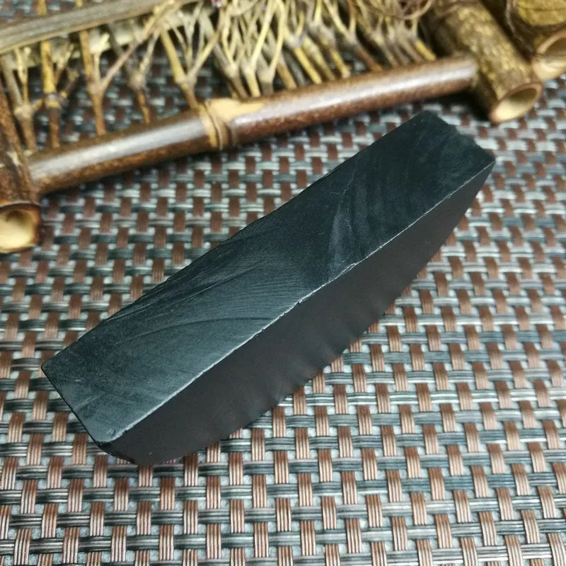Natural Kunlun Jade Rough Nephrite Raw (102g,7.8X3.7X1.5cm)