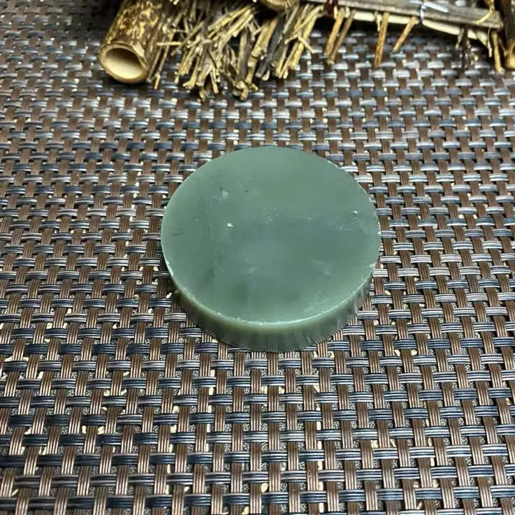 Natural Kunlun Jade Rough Nephrite Raw (104g,5.5X1.5cm)