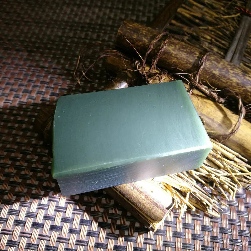 Natural Kunlun Jade Rough Nephrite Raw (121g,5.5X3.5X2cm)