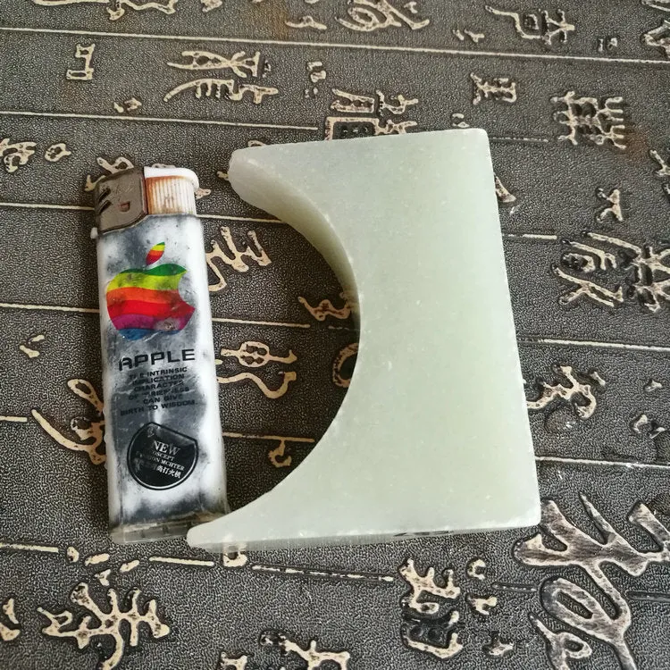 Natural Kunlun Jade Rough Nephrite Raw (182g, 8.3X3X2cm)