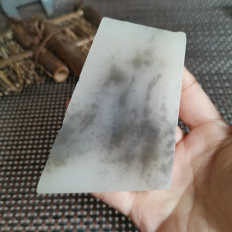 Natural Kunlun Jade Rough Nephrite Raw (222g,8X6.5X1.7cm)