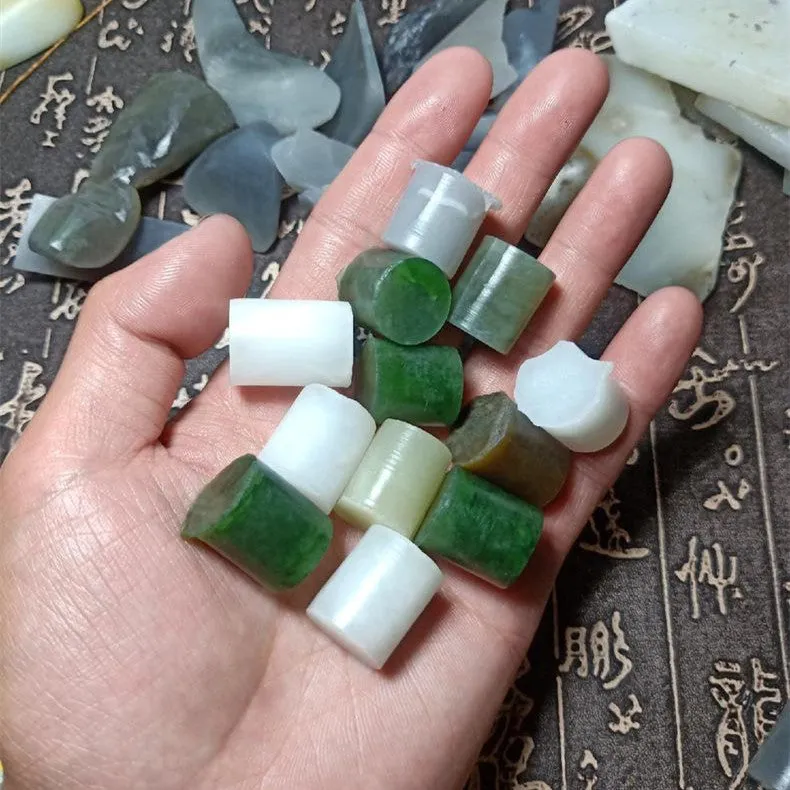 Natural Kunlun Jade Rough Nephrite Raw 23 pieces