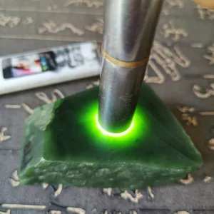 Natural Kunlun Jade Rough Nephrite Raw (232g, 6.8X3.5X2.8cm)