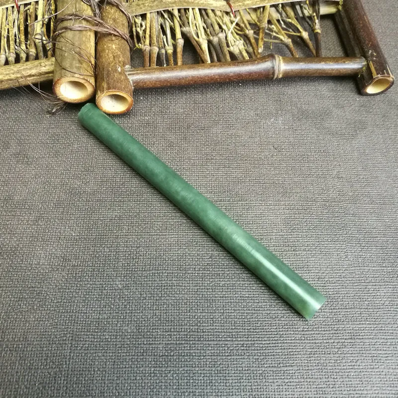 Natural Kunlun Jade Rough Nephrite Raw (31g,12.8X1cm)