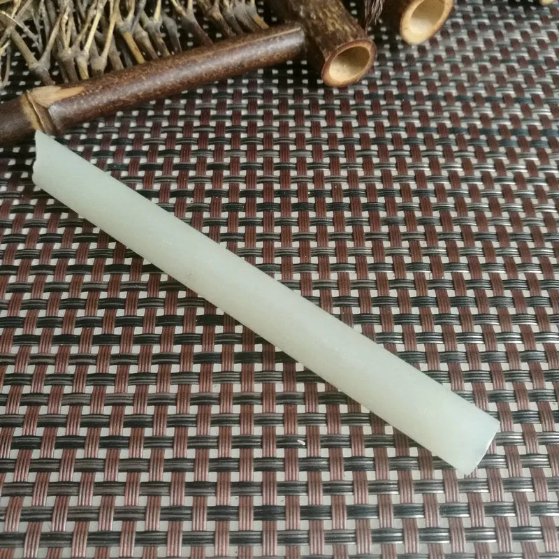 Natural Kunlun Jade Rough Nephrite Raw (32g,12X1.1cm)
