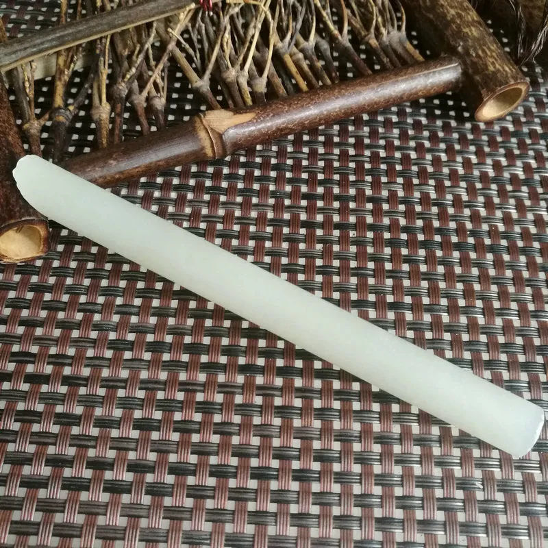 Natural Kunlun Jade Rough Nephrite Raw (32g,12X1.1cm)