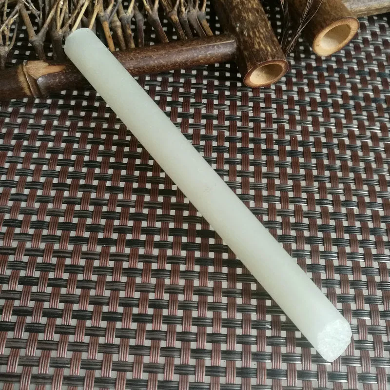 Natural Kunlun Jade Rough Nephrite Raw (32g,12X1.1cm)