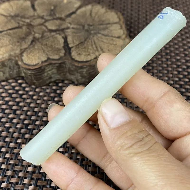 Natural Kunlun Jade Rough Nephrite Raw (36g,9.7X1.2cm)