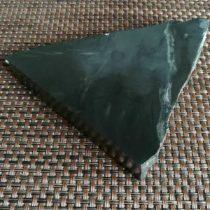 Natural Kunlun Jade Rough Nephrite Raw (513g,11X11X2.5cm)