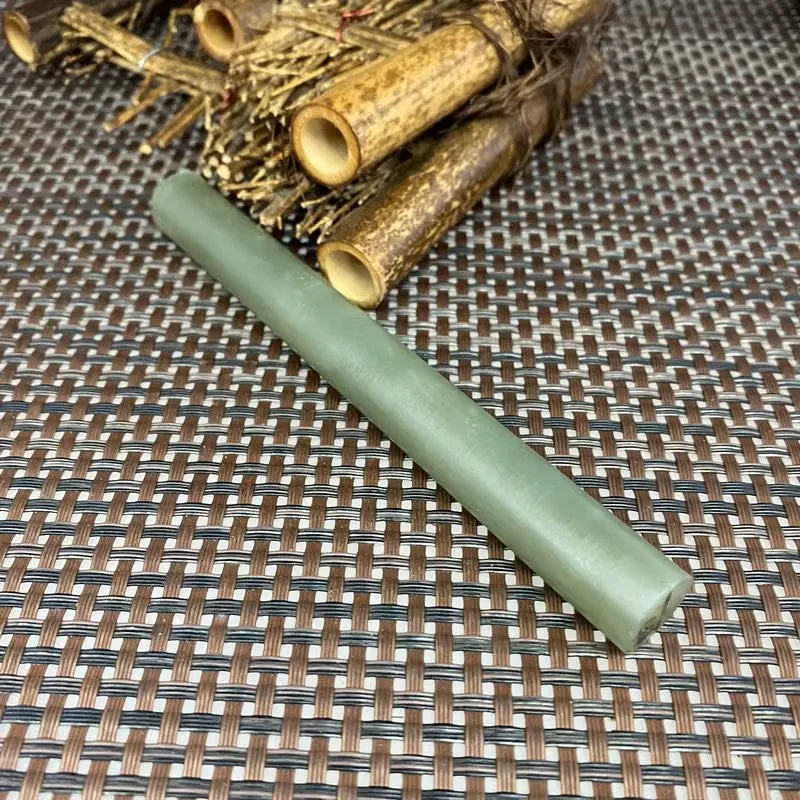 Natural Kunlun Jade Rough Nephrite Raw (58g,6.4X0.7cm)