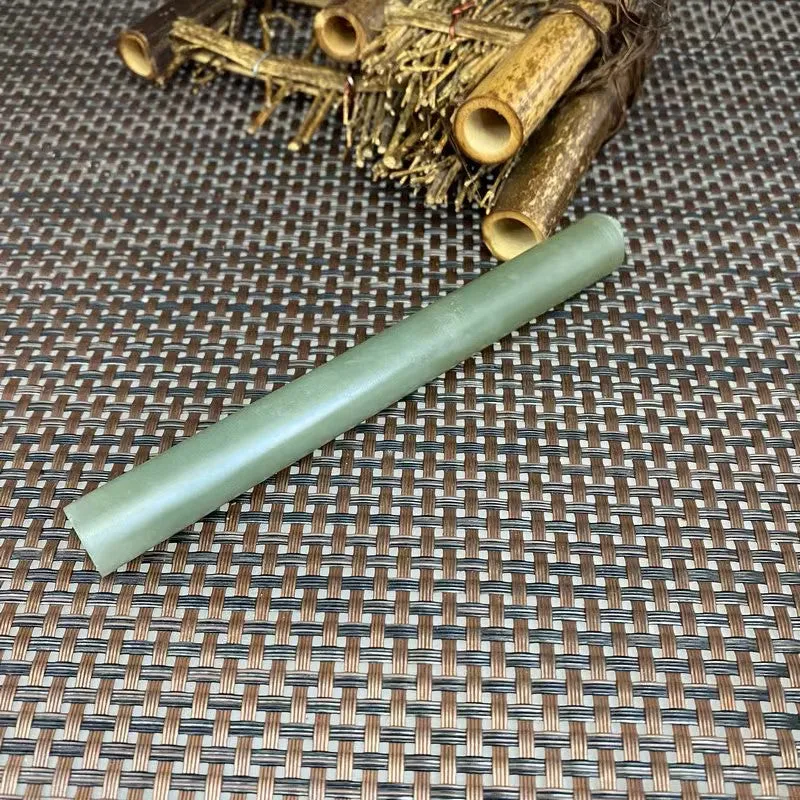 Natural Kunlun Jade Rough Nephrite Raw (58g,6.4X0.7cm)
