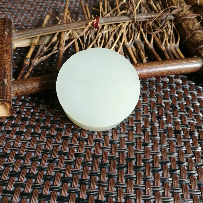 Natural Kunlun Jade Rough Nephrite Raw (60g,3.9X1.7cm)