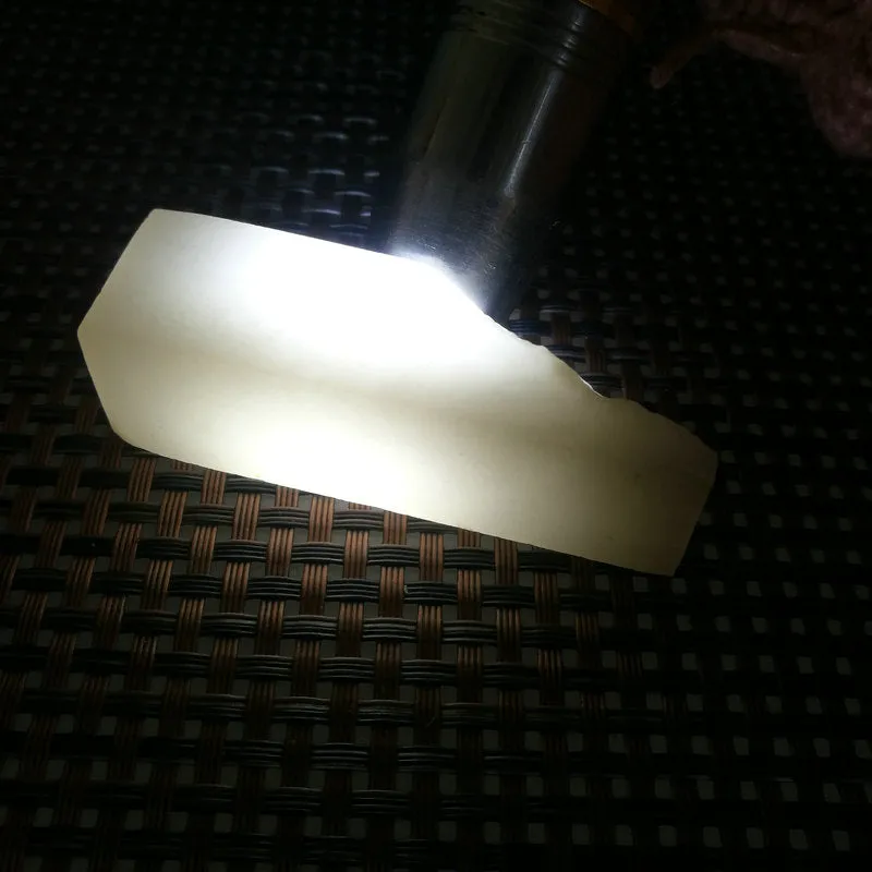 Natural Kunlun Jade Rough Nephrite Raw (63g,6.3X1.9X2cm)