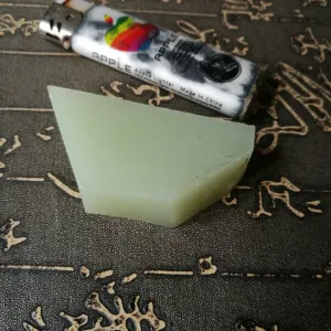 Natural Kunlun Jade Rough Nephrite Raw (64g, 6X2.9X1.6cm)