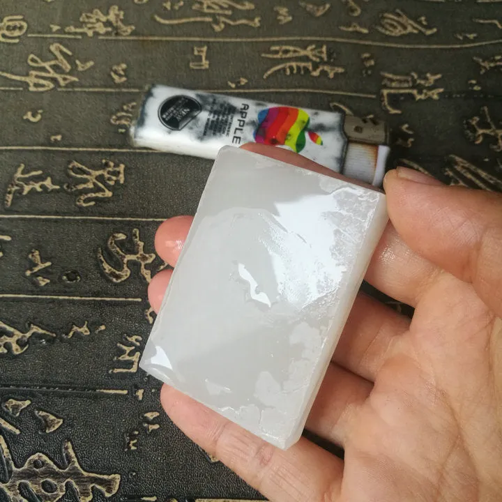 Natural Kunlun Jade Rough Nephrite Raw (68g, 5.8X4.2X0.8cm)
