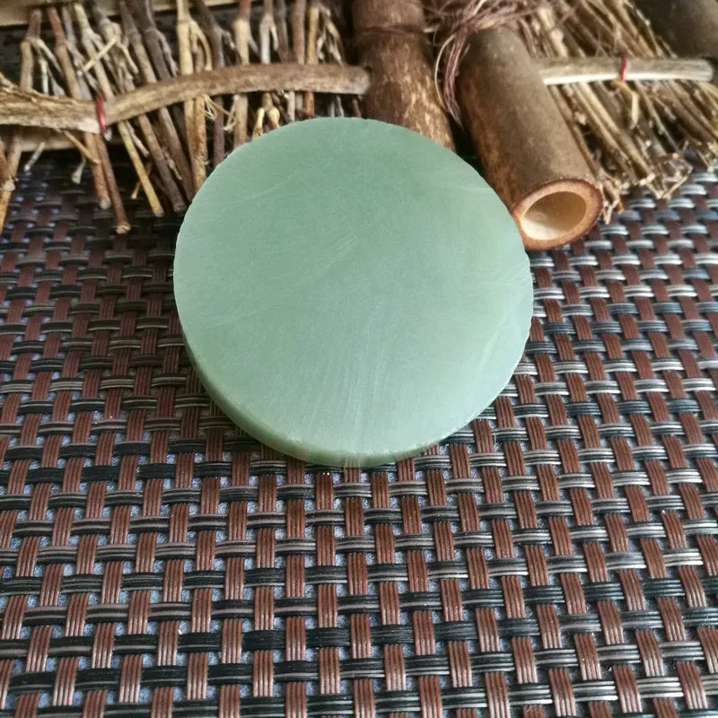 Natural Kunlun Jade Rough Nephrite Raw (70g,5.2X1.1cm)
