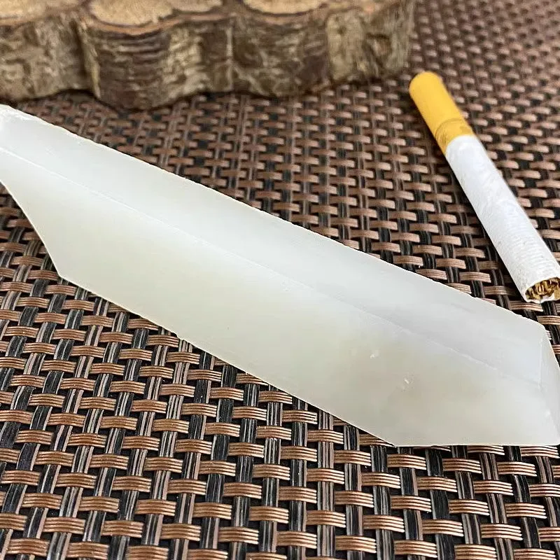 Natural Kunlun Jade Rough Nephrite Raw (86g,12.3X2.3X1.2cm)
