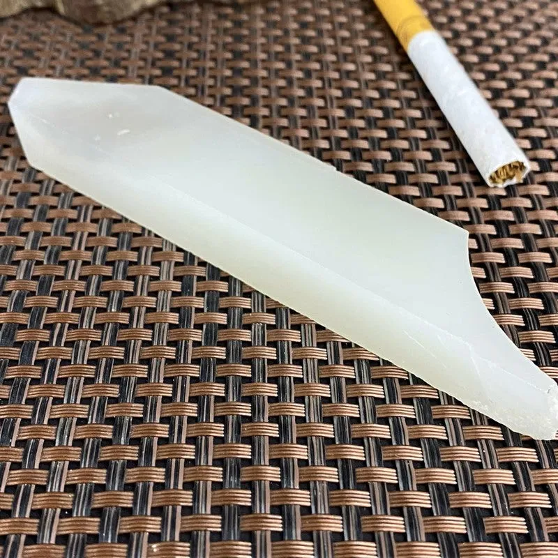 Natural Kunlun Jade Rough Nephrite Raw (86g,12.3X2.3X1.2cm)