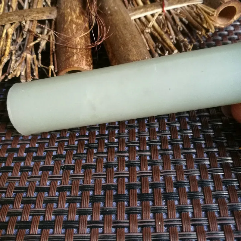 Natural Kunlun Jade Rough Nephrite Raw (97g,10X2cm)