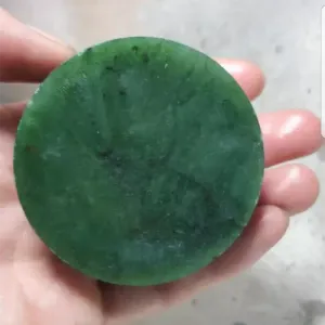 Natural Siberian Jade Rough Russia nephrite Raw (200g, 61X61X20mm)