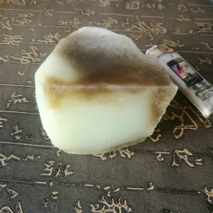 Natural Siberian Jade Rough Russia nephrite Raw (542g, 7X6X5.5cm)