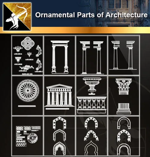 Ornamental Parts of Architecture 2