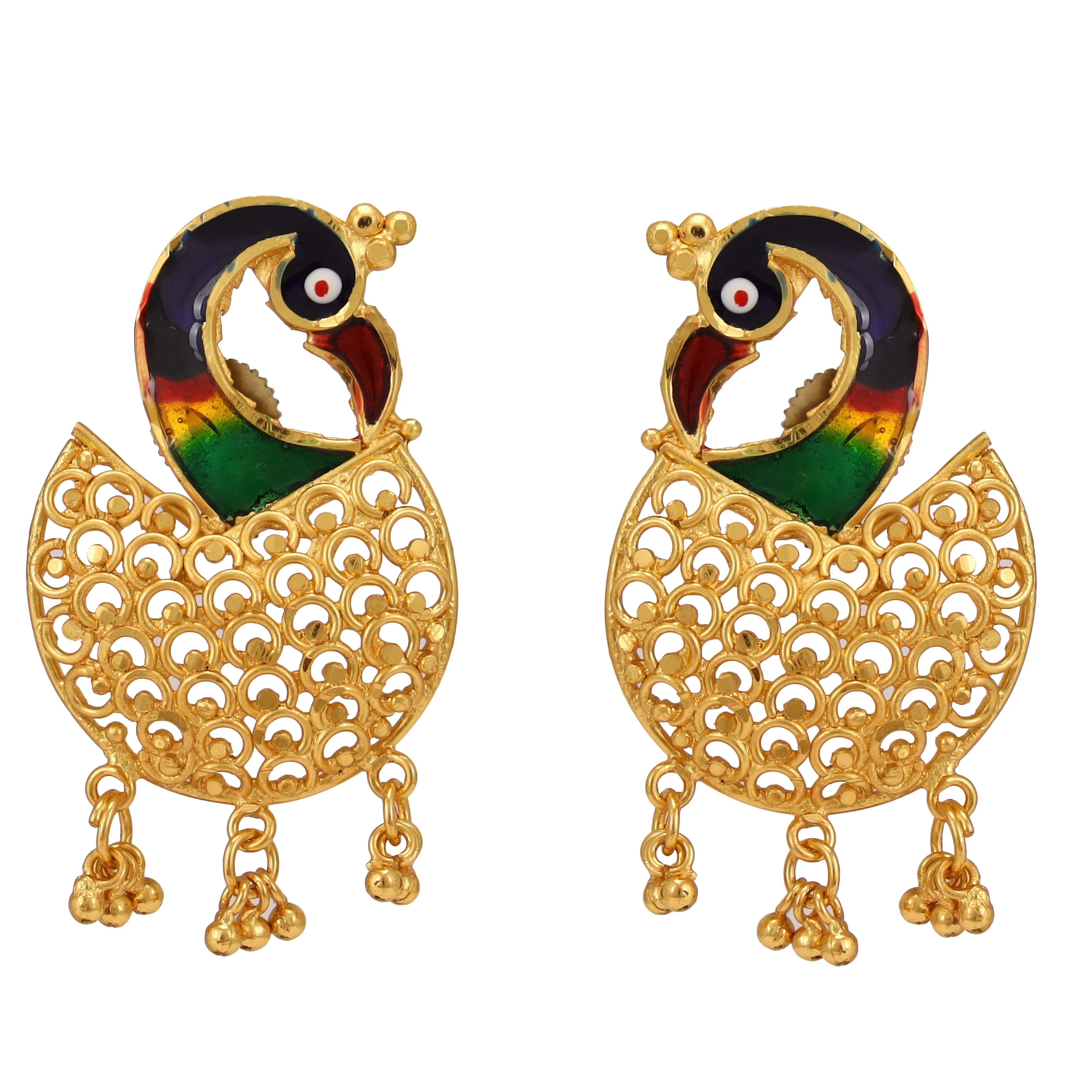 Pekham Bahar Minekari Choker Set | 22K Gold Plated
