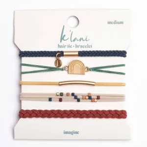 "Imagine" Hair Tie Bracelet Set