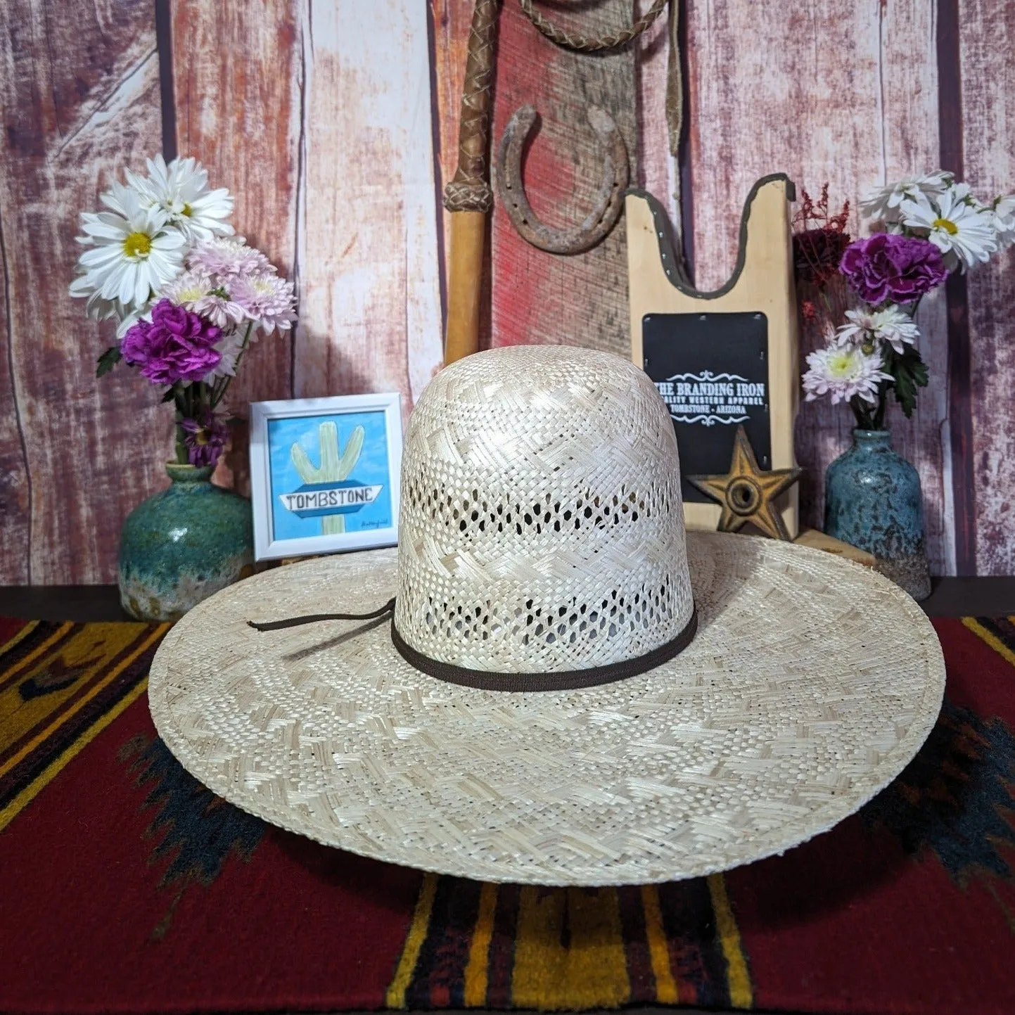 Rami Straw Hat the "Open Crown" by Rodeo King