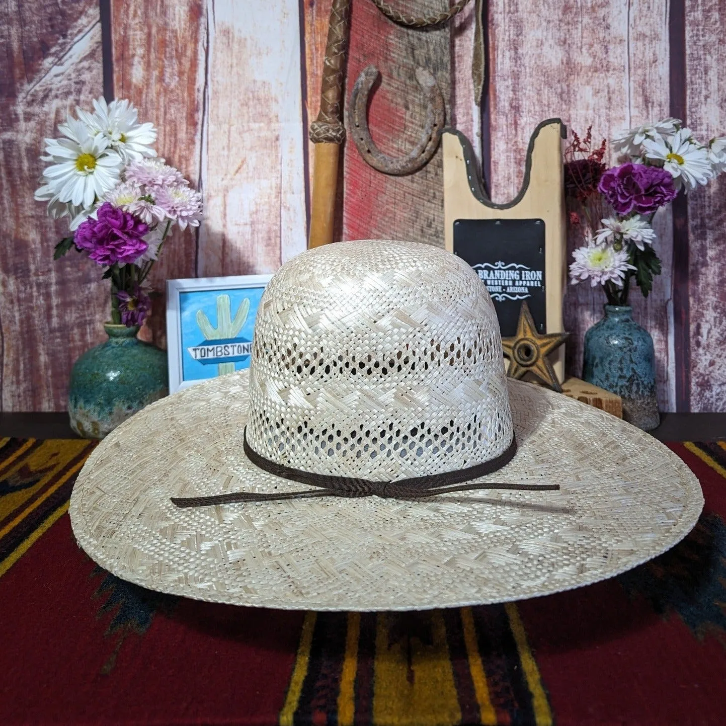 Rami Straw Hat the "Open Crown" by Rodeo King