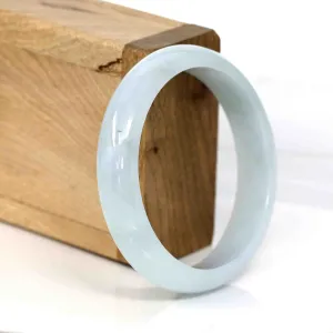 RealJade® Co. "Classic Bangle" Lavender Jadeite Jade Bangle ( 57.28 mm ) #565