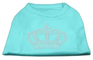 Rhinestone Crown Shirts Aqua L (14)