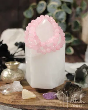 Rose Quartz Gemstone Power Bracelet 8mm