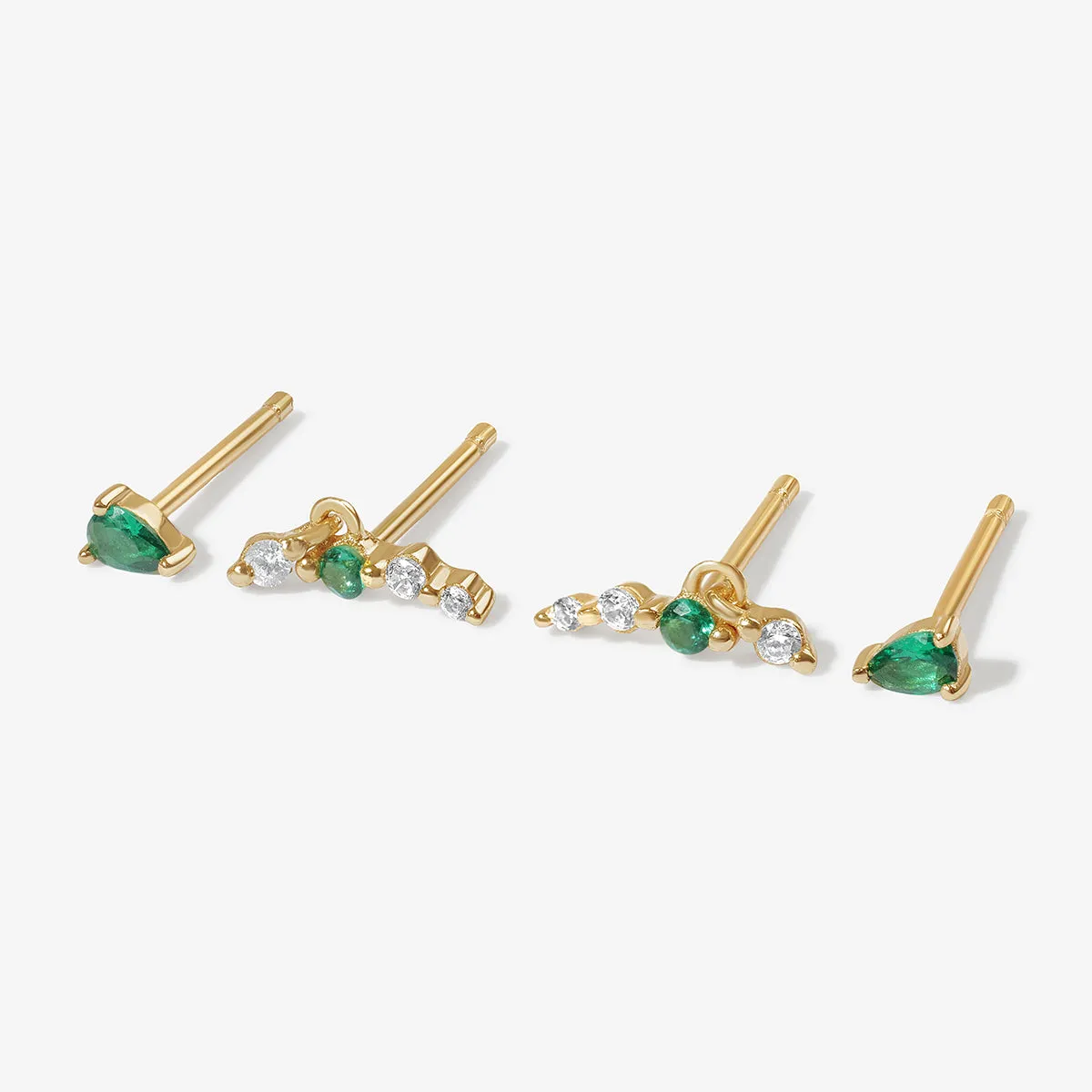 Sams emerald earring set