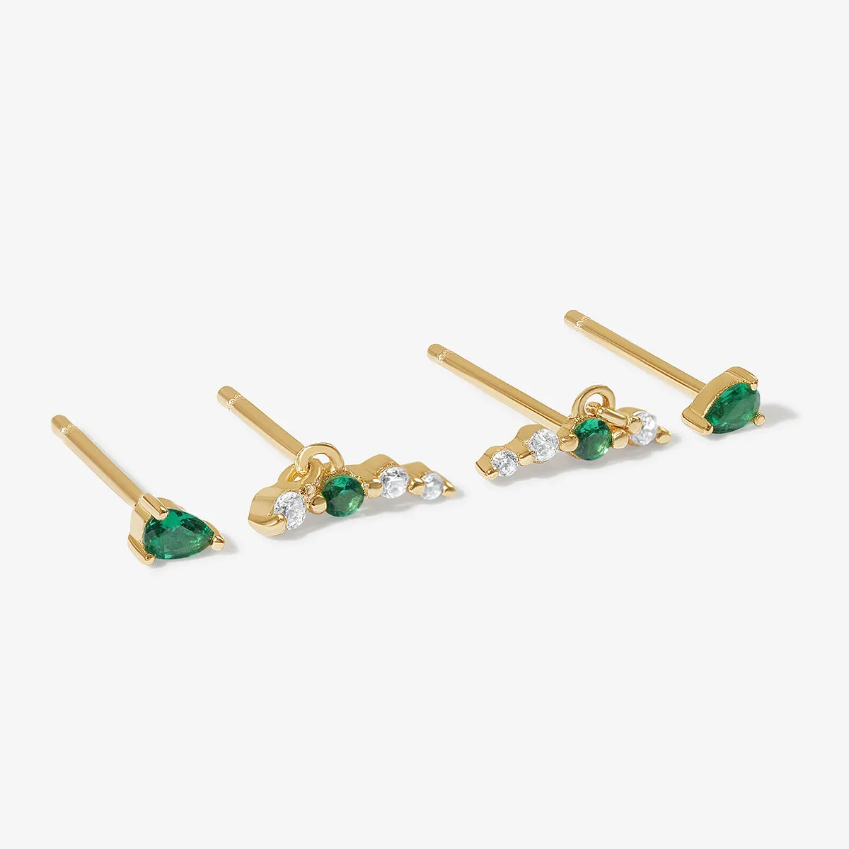 Sams emerald earring set