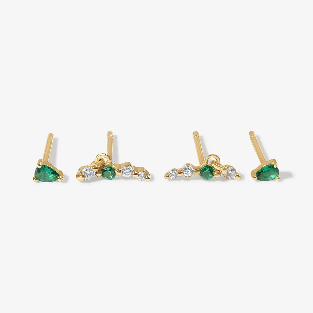 Sams emerald earring set