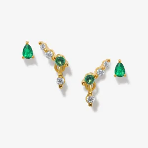 Sams emerald earring set