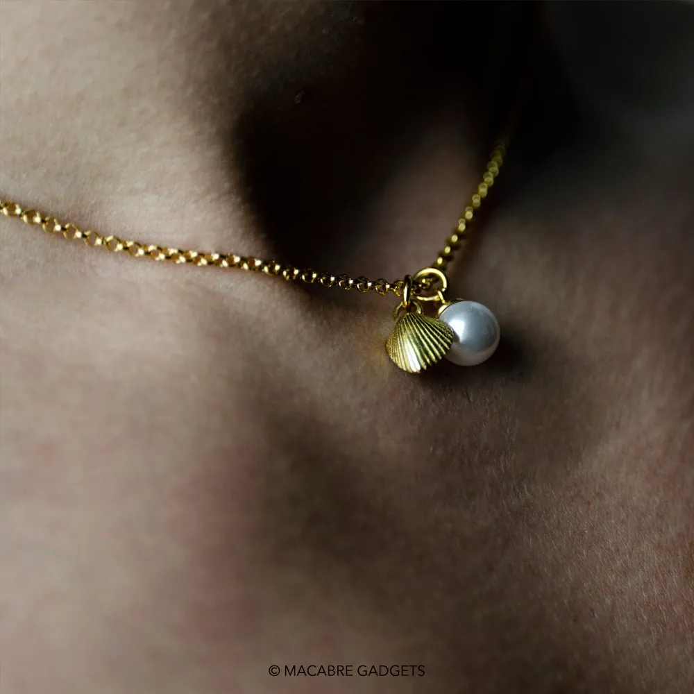 Shell & Pearl pendant - final sale