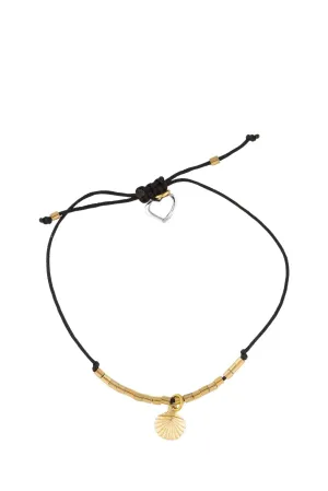 Si Simple Gold Filled Shell Anklet