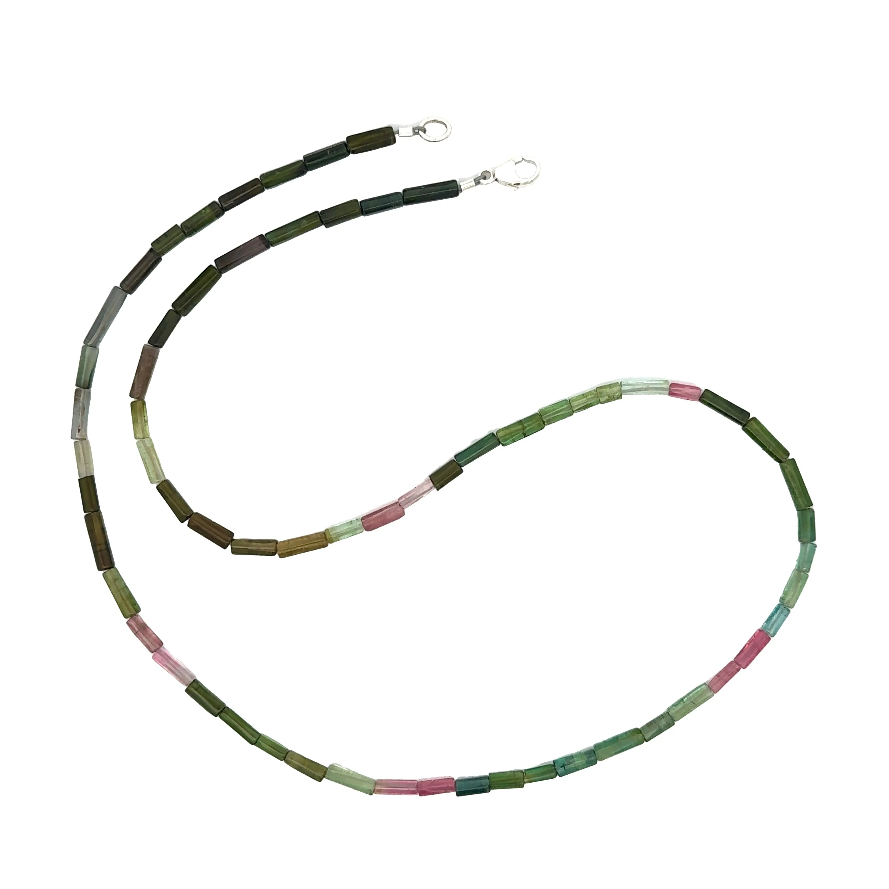 Small Cylinder Multicolor Tourmaline Strand