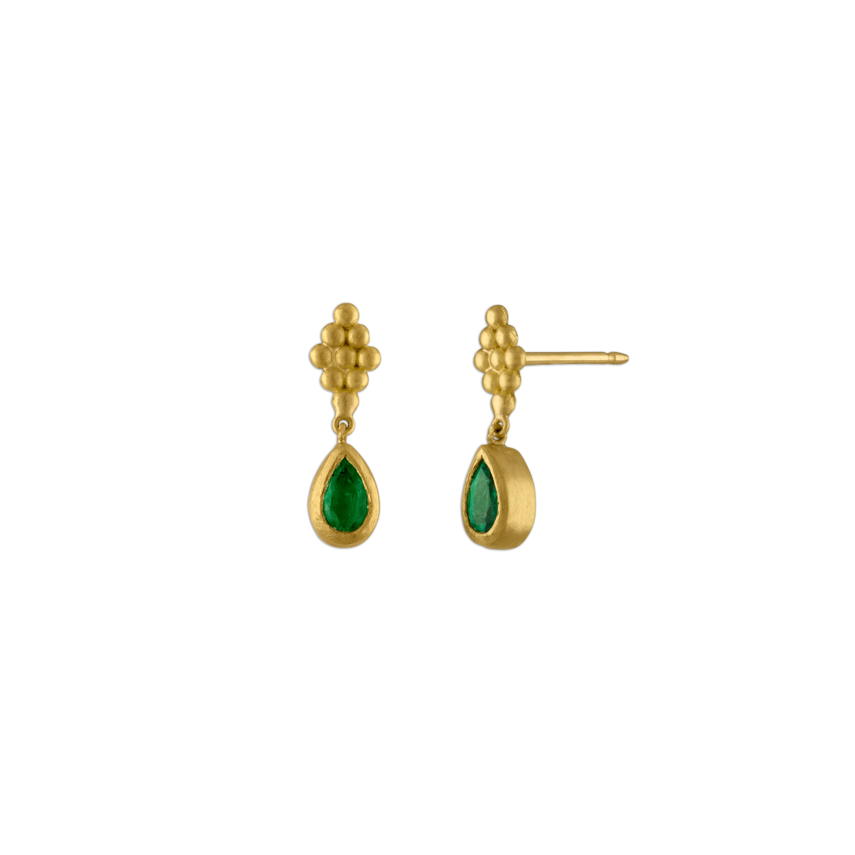 Small Emerald Nona Earrings