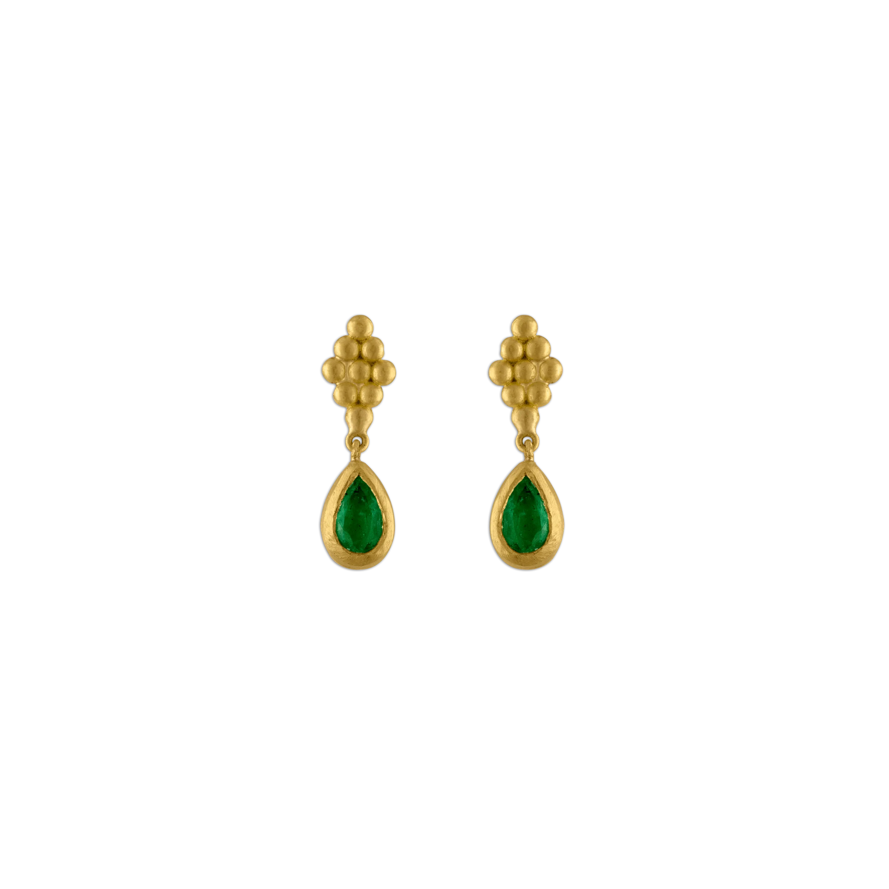 Small Emerald Nona Earrings