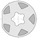 somfy drive / crown wheels