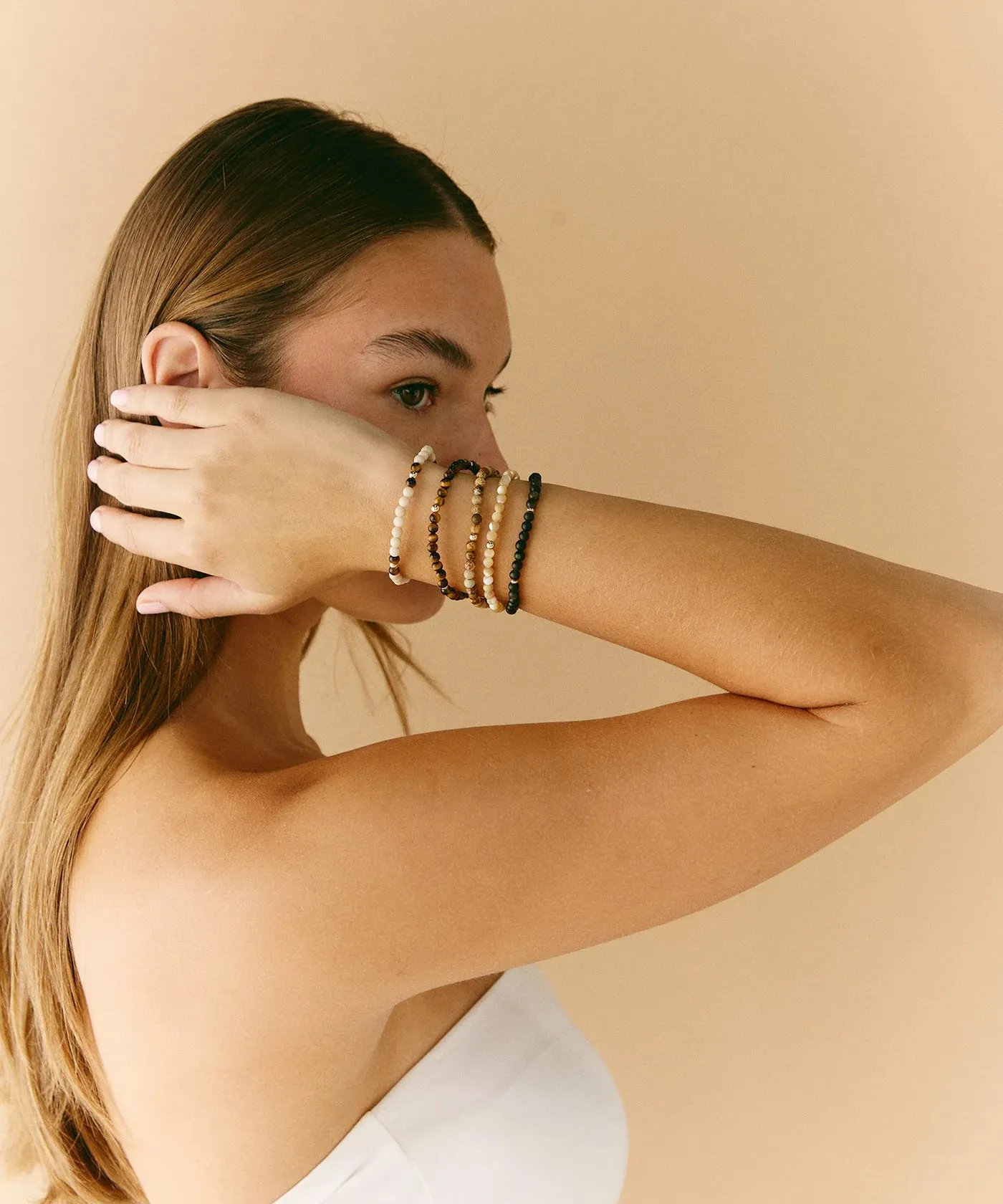 Spiritus | Kindred Bracelet 5 Stack w 14K Gold Plate