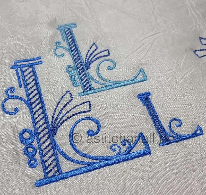 Stunning Swirls Monogram L
