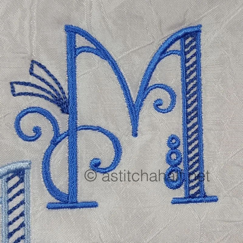 Stunning Swirls Monogram M